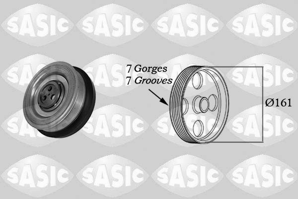Fulie curea, arbore cotit (2156057 SAS) FORD