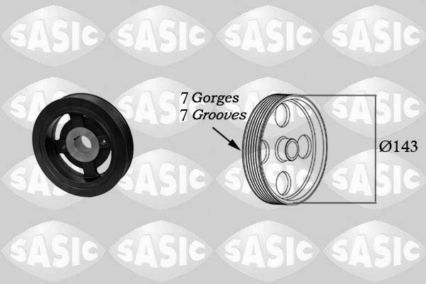 Fulie curea, arbore cotit (2156058 SAS) TOYOTA