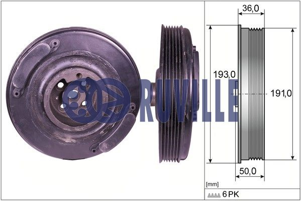 Fulie curea, arbore cotit (515400 EVR) AUDI,FORD,VOLVO,VW