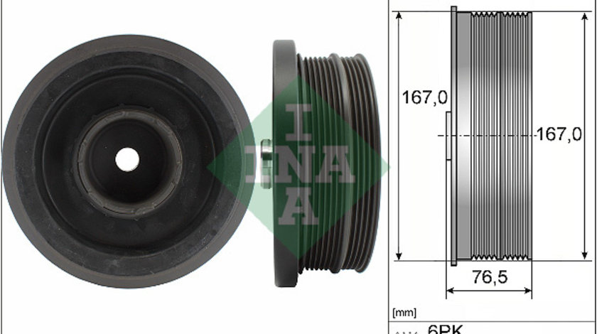 Fulie curea, arbore cotit (544008210 INA) BMW