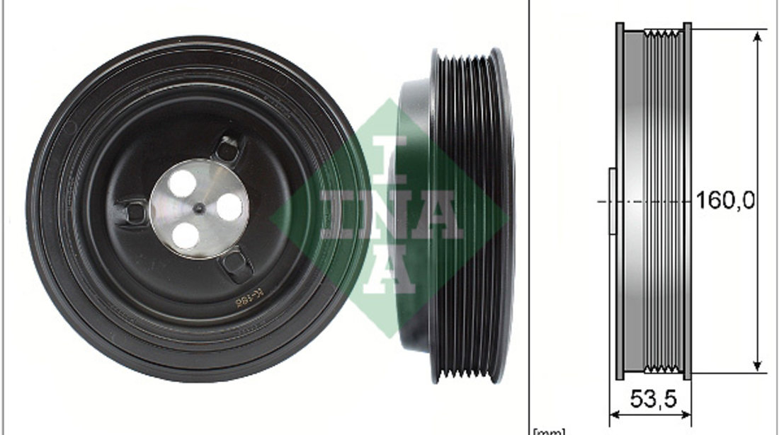 Fulie curea, arbore cotit (544013210 INA) FORD