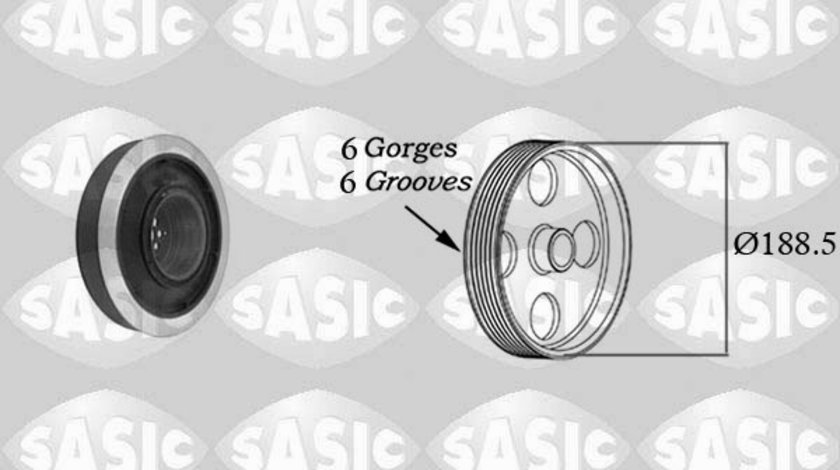 Fulie curea, arbore cotit (9001805 SAS) AUDI,VW