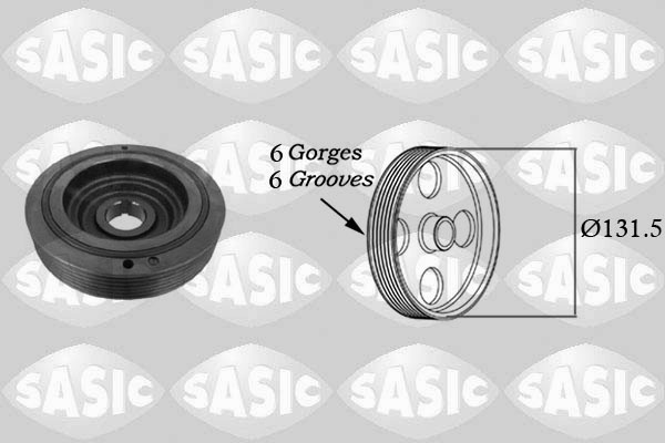 Fulie curea, arbore cotit (9001814 SAS) FORD