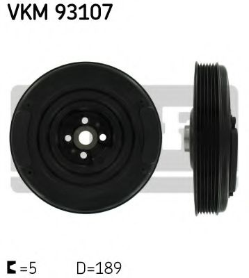 Fulie curea, arbore cotit AUDI A6 (4A, C4) (1994 - 1997) SKF VKM 93107 piesa NOUA