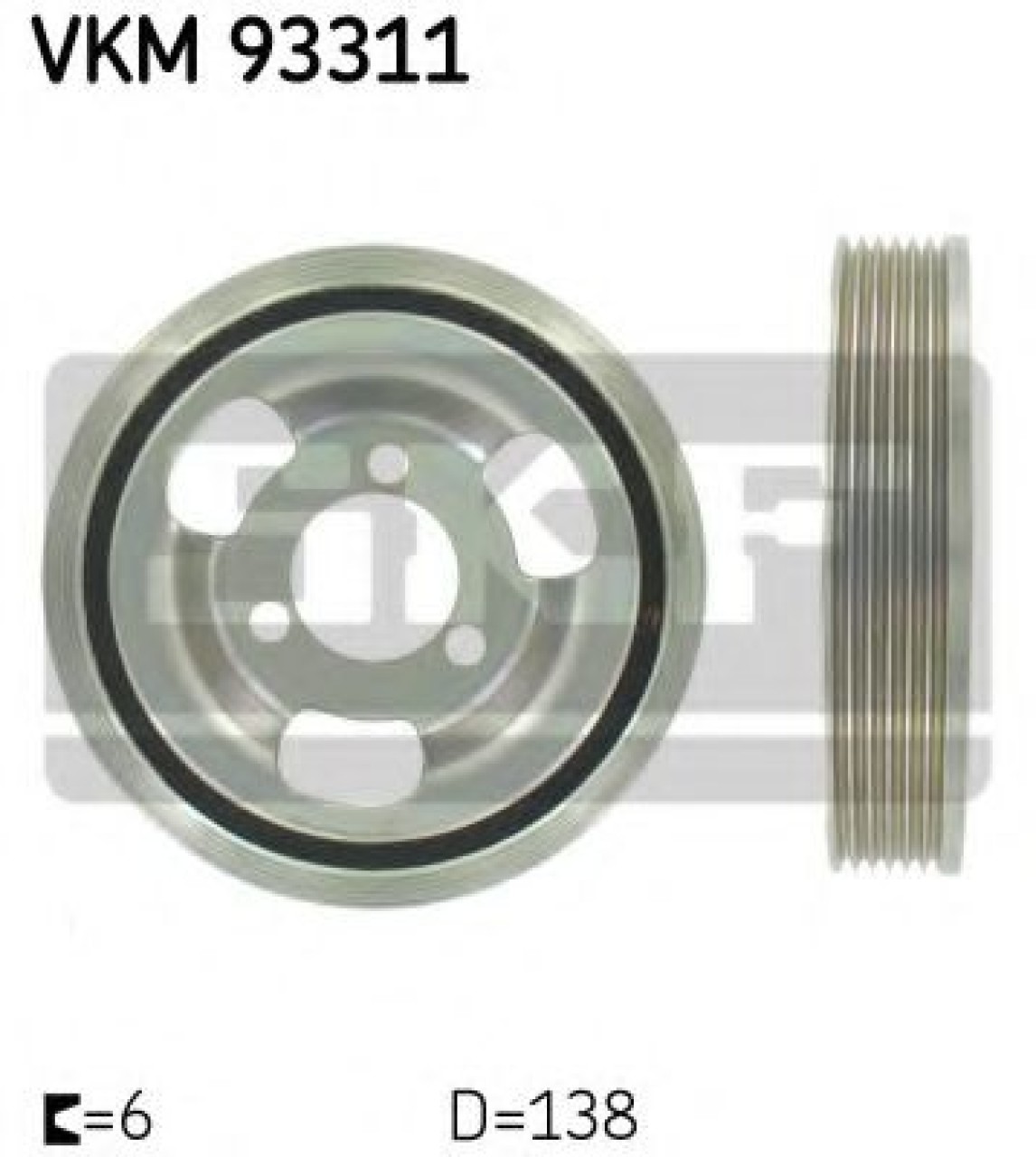 Fulie curea, arbore cotit CITROEN C4 I (LC) (2004 - 2011) SKF VKM 93311 piesa NOUA