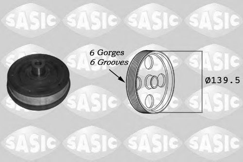 Fulie curea, arbore cotit FORD TRANSIT CONNECT (P65, P70, P80) (2002 - 2016) SASIC 2156019 piesa NOU...