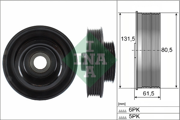 Fulie Curea Arbore Cotit Ina Ford 544 0141 10