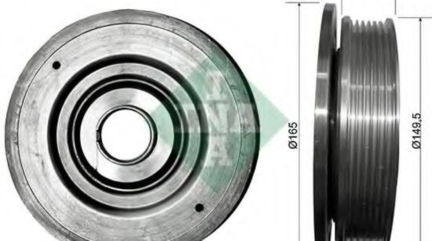 Fulie curea, arbore cotit OPEL MOVANO platou / sasiu (U9, E9) (1998 - 2010) INA 544 0094 10 piesa NOUA