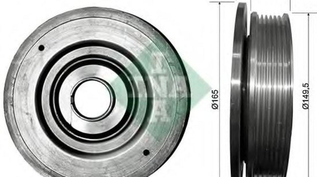 Fulie curea, arbore cotit OPEL MOVANO autobasculanta (H9) (1999 - 2010) INA 544 0094 10 piesa NOUA