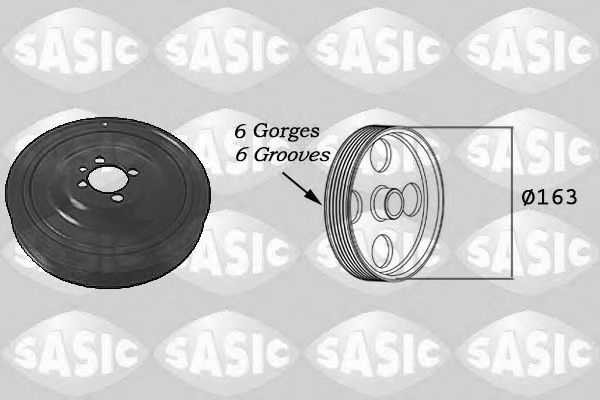 Fulie curea, arbore cotit OPEL ZAFIRA B (A05) (2005 - 2016) SASIC 2156029 piesa NOUA