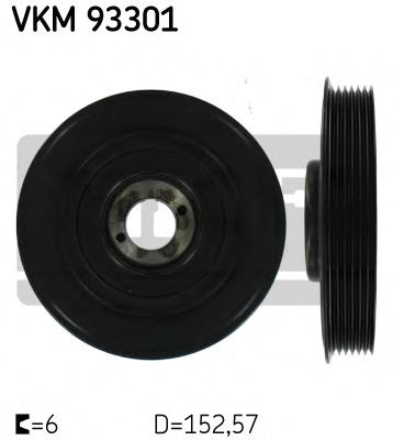 Fulie curea, arbore cotit PEUGEOT BOXER bus (244, Z) (2001 - 2016) SKF VKM 93301 piesa NOUA
