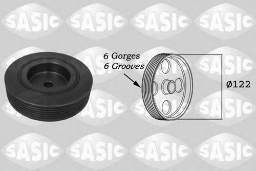 Fulie curea, arbore cotit RENAULT ESPACE III (JE0) (1996 - 2002) SASIC 2154010 piesa NOUA