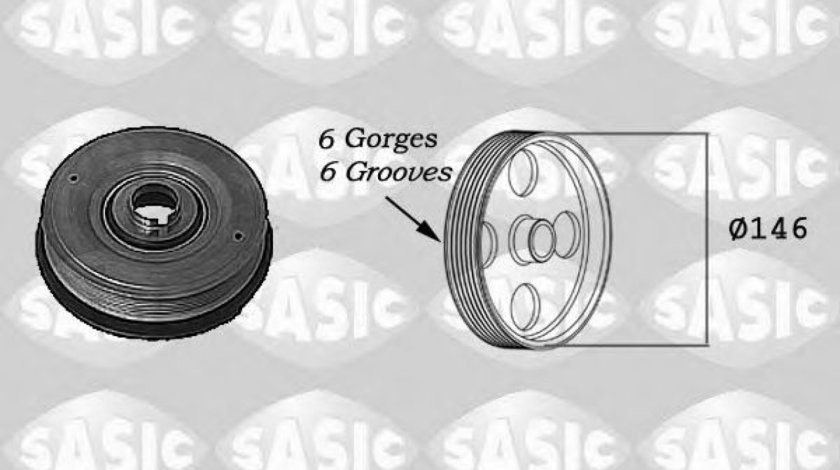 Fulie curea, arbore cotit RENAULT ESPACE III (JE0) (1996 - 2002) SASIC 2154013 piesa NOUA