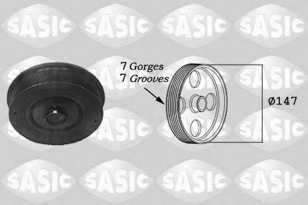 Fulie curea, arbore cotit RENAULT MASTER II bus (JD) (1998 - 2010) SASIC 2154005 piesa NOUA
