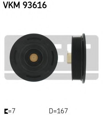 Fulie curea, arbore cotit RENAULT MASTER II bus (JD) (1998 - 2010) SKF VKM 93616 piesa NOUA