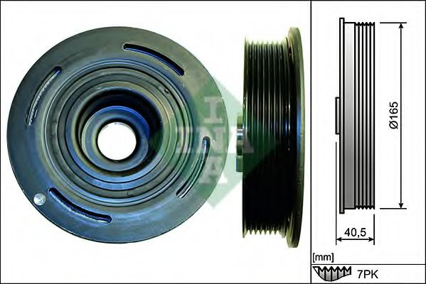 Fulie curea, arbore cotit RENAULT MASTER II caroserie (FD) (1998 - 2010) INA 544 0098 10 piesa NOUA