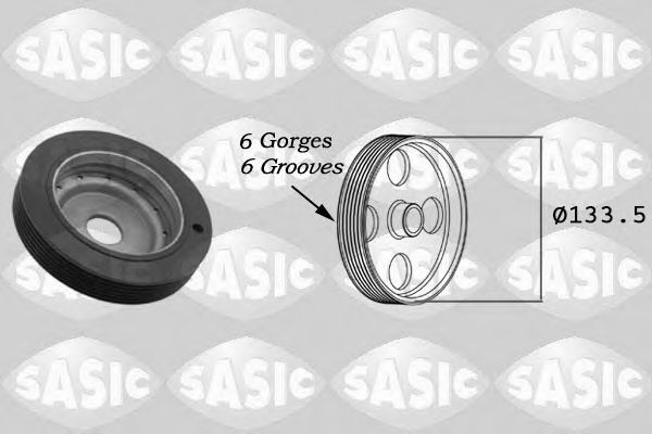 Fulie curea, arbore cotit RENAULT MEGANE I Scenic (JA0/1) (1996 - 2001) SASIC 2154001 piesa NOUA