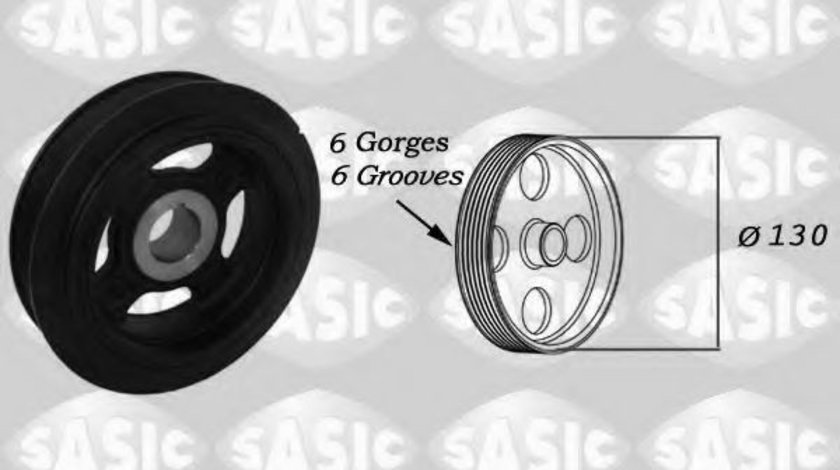 Fulie curea, arbore cotit TOYOTA COROLLA Verso (ZDE12, CDE12) (2001 - 2004) SASIC 2156049 piesa NOUA