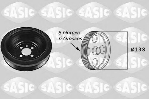 Fulie curea, arbore cotit VW TIGUAN (5N) (2007 - 2016) SASIC 2156021 piesa NOUA