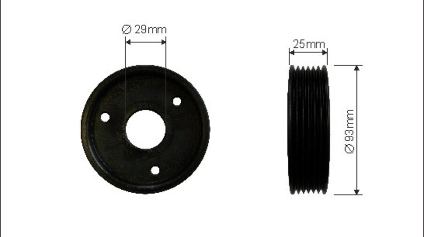 Fulie, pompa servo (40000 CAFFARO) RENAULT