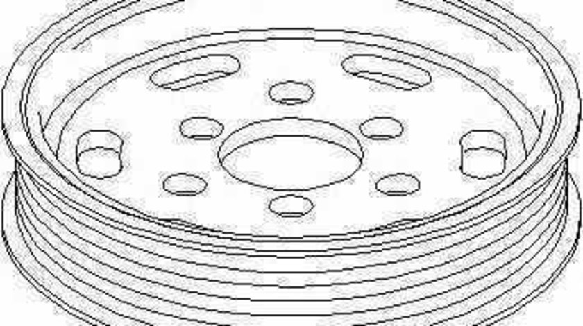 Fulie, pompa servo AUDI A3 (8L1) TOPRAN 111 170