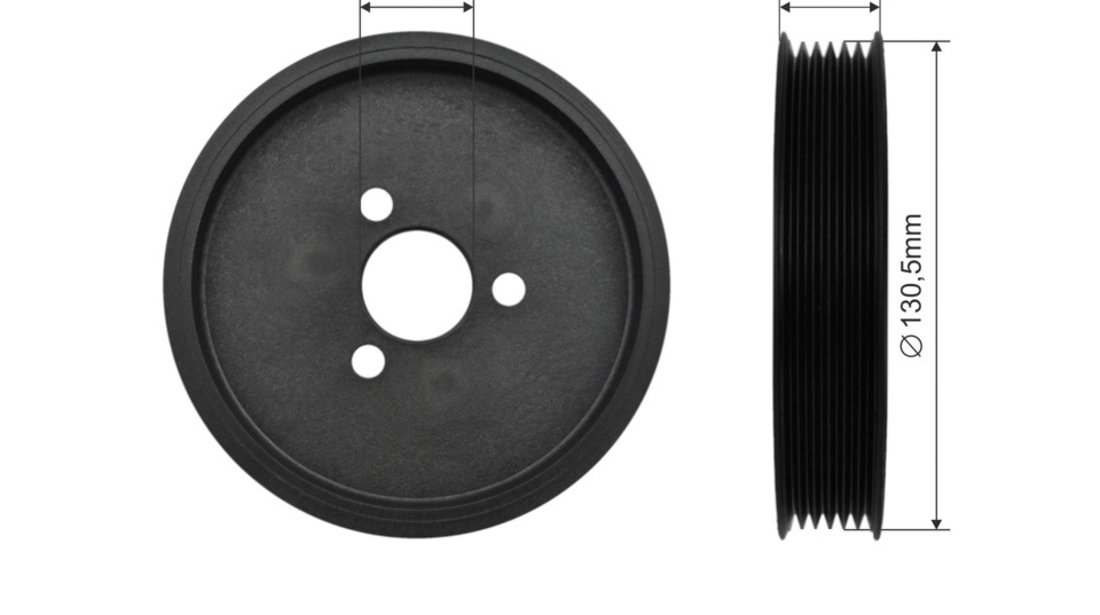 FULIE POMPA SERVO, BMW 3 (E36), 3 (E46), 5 (E39), 7 (E38), X3 (E83), Z3 (E36) 2.0-3.0 d 01.91-08.08