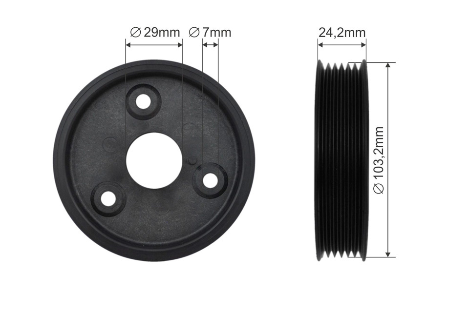 FULIE POMPA SERVO, RENAULT ESPACE III, LAGUNA II, MASTER II 2.2D 07.00-