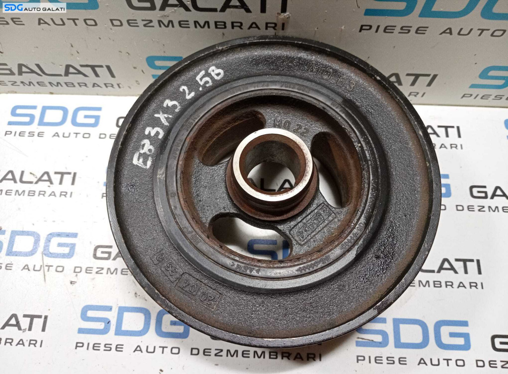 Fulie Vibrochen Arbore Cotit Motor BMW Seria 5 E60 E61 2.5 i Benzina 2003 - 2010 Cod 11237513862 7513862 [M5110]