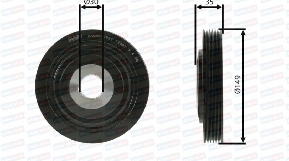 Fulie vibrochen BA088400044 citroen c4 c5 c8 jumpy xsara peugeot 206 307 406 407 607 807 ⭐⭐⭐⭐⭐