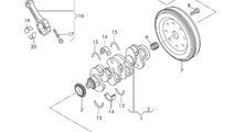 Fulie vibrochen Volkswagen Passat B7 (365) Variant...