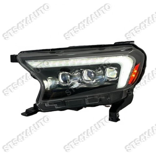 FULL LED DAYLINE 3-LENS FARURI CU LED DYNAMIC SEMNALIZARE FORD RANGER T7 T8 2015-2022 [V7]