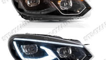 FULL LED DAYLINE FARURI CU LED Semnalizare VW Golf...