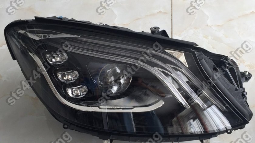 FULL LED FARURI MERCEDES S-CLASS W222 2014-2017 CU NIGHT VISION [2018 FACELIFT LOOK]