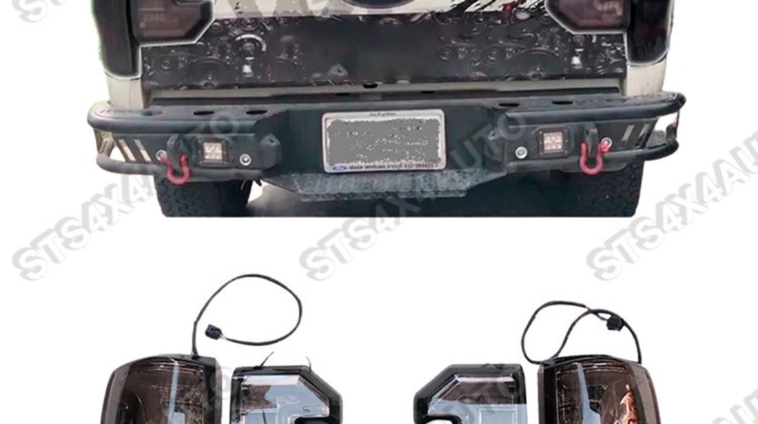 FULL LED STOPURI FORD RANGER T6 T7 T8 2012-2022 [4-BUC] [V8]