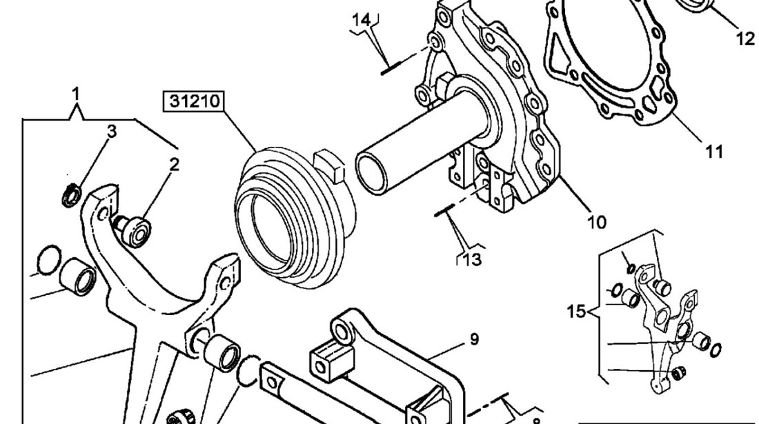 Furca ambreiaj Renault Truck PETERS 5010452528