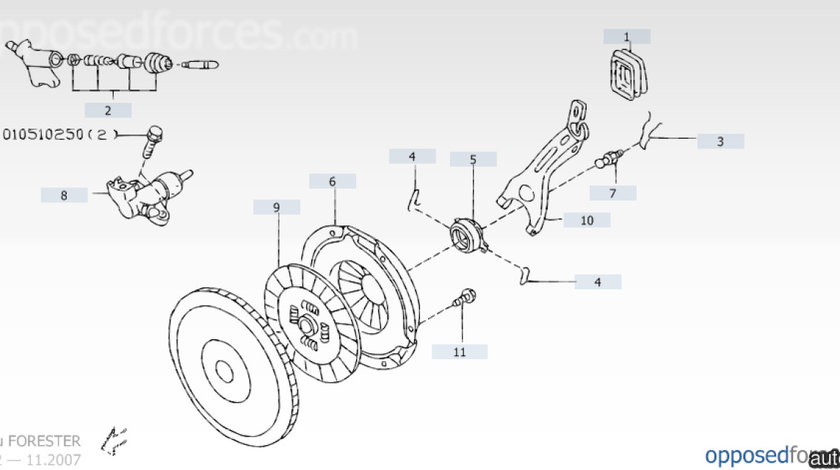 Furca ambreiaj Subaru Forester motor 2.0 SUBARU OE 30530aa