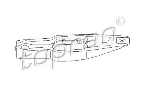 Furca decuplare, ambreiaj AUDI A2 (8Z0) (2000 - 2005) TOPRAN 111 246 piesa NOUA