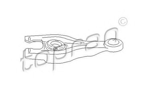 Furca decuplare, ambreiaj CITROEN C5 II (RC) (2004 - 2016) TOPRAN 722 799 piesa NOUA