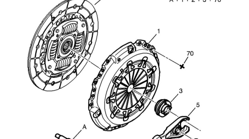 Furca decuplare ambreiaj Peugeot 1.6 HDI (poz.5) TOPRAN 2117 66