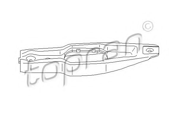 Furca decuplare, ambreiaj VW POLO (9N) (2001 - 2012) TOPRAN 111 246 piesa NOUA