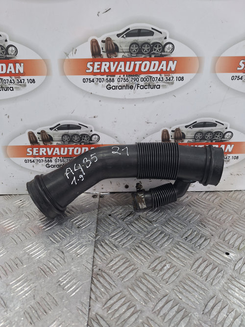 Furtun admisie aer Audi A4 (2001-2004) [8E2, B6] 1.9 Motorina 2003, 06B129627