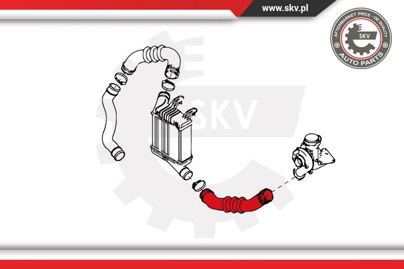 Furtun aer supraalimentare ; AUDI A6 A6 Avant ; 4F0145738AE
