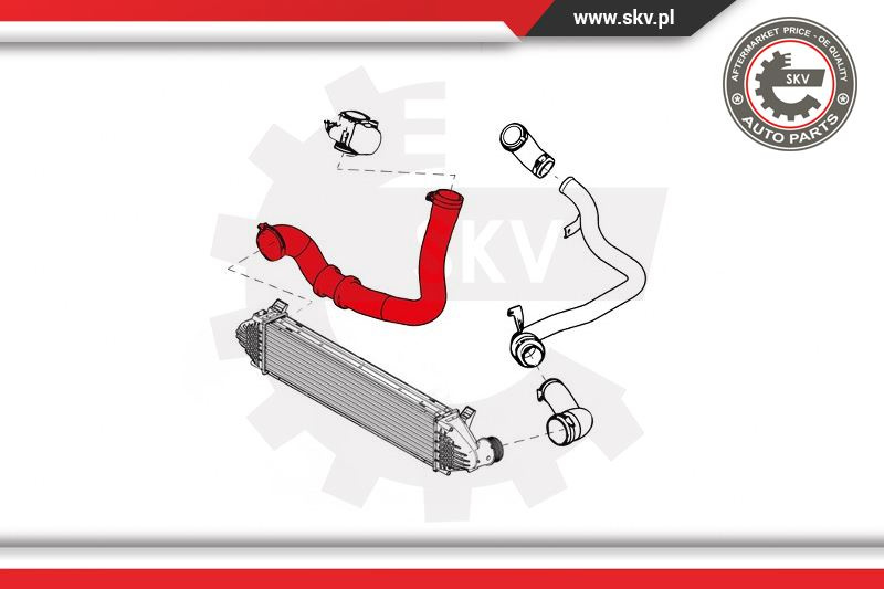 Furtun aer supraalimentare ; LAND ROVER Range Rover Evoque ; LR066436