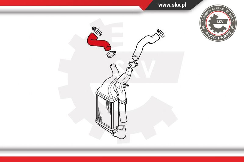 Furtun aer supraalimentare ; OPEL Astra G Zafira A 2.0 DTI ; 1302489