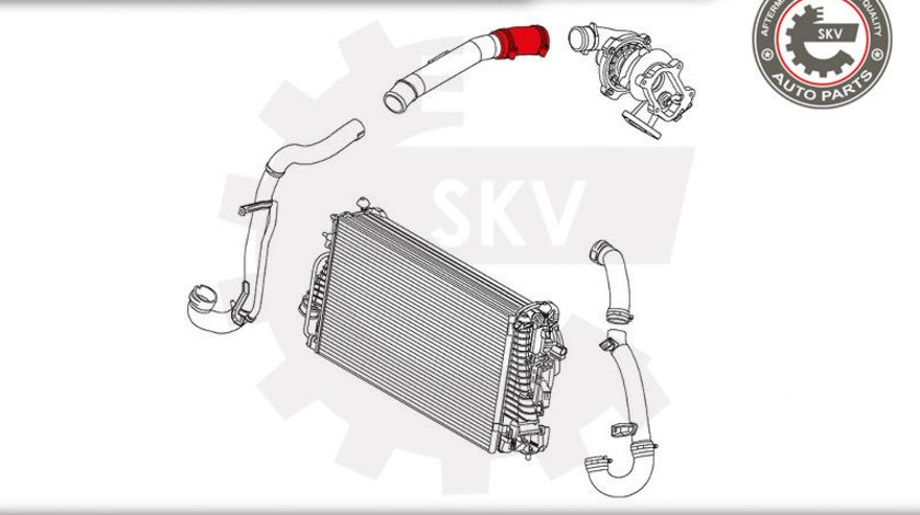 Furtun aer supraalimentare ; OPEL Vectra C Signum 2.0 DTI 2.2 DTI ; 24415004