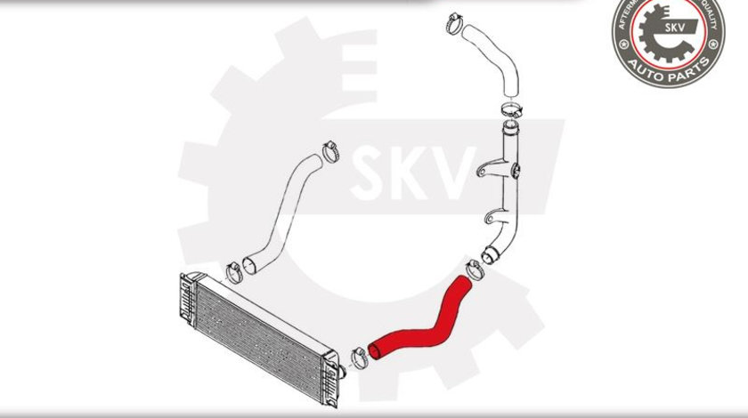 Furtun aer supraalimentare ; VW Crafter 30-50 ; 2E0145828