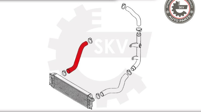 Furtun aer supraalimentare ; VW Crafter 30-50 ; 2E0145856