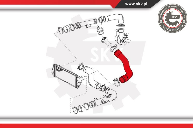 Furtun aer supraalimentare ; VW LT 28-46 II ; 2D0145856C