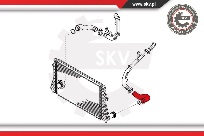 Furtun aer supraalimentare ; VW Tiguan ; 5N0145832F