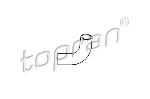 Furtun,aerisire bloc motor OPEL FRONTERA A (5_MWL4) (1992 - 1998) TOPRAN 206 038 piesa NOUA